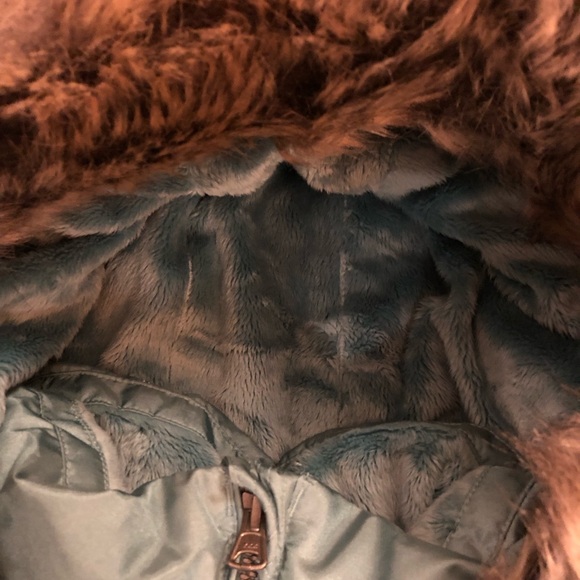 Lands’ End soft green warmest coat, Sz S - Picture 6 of 10